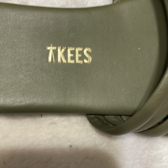 TKEES NWOT Caro Slide Sandals Olive Size 7 - Picture 6 of 11